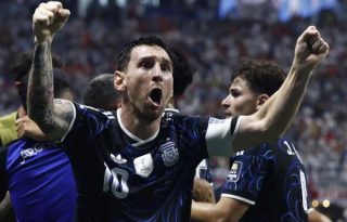 Leo Messi, capitán de Argentina. Foto: EFE