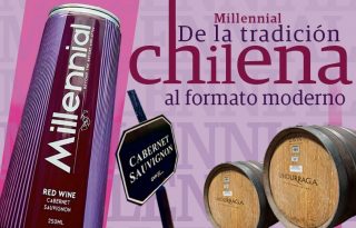El vino en lata Millennial. Foto: Cortesía