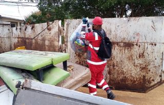 El relleno sanitario El Diamante, ubicado en La Chorrera, constituye actualmente el único sitio de disposición final autorizado en Panamá. Foto. Eric Montenegro