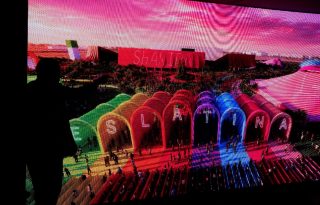 Imágenes renderizadas de la ciudad de Shakira. Foto: EFE / Borja Sanchez-Trillo