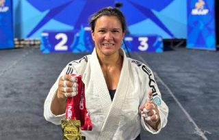 La colonense Jennisín Rosanía ganó dos medallas de oro. Foto: Cortesía
