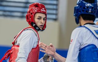 Ian Romero se quedó con la medalla de bronce en taekwondo.Foto: COP