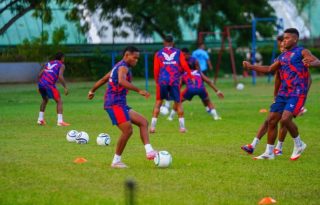 Jugadores de Plaza Amador entrenan en Nicaragua  con miras al partido ante Diriangén. Foto: Instagaram