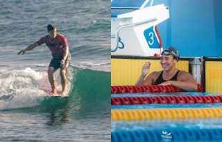 Agustín Cedeño y Emily Santos ganaron medalla de plata para Panamá. Fotos: COP 
