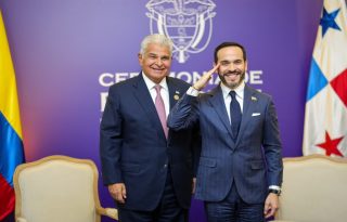 Los presidentes de Panamá y Colombia, José Mulino y De la Espriella se reunieron esta semana. Foto: Cortesía