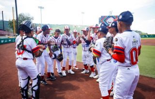 Jugadores de Panamá en la Serie del Caribe Kids. Foto: Cortesía