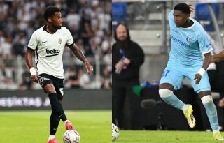 Los panameños Michael Murillo (Beşiktaş) y Josué Vergara (KAA Gent). Foto: Instagram 
