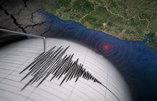 El temblor se sintió en prácticamente todo el territorio salvadoreño. Imagen generada con IA