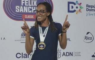 Nathalee Aranda gamó oro en República Dominicana. Foto: Cortesía