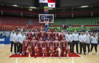 Equipo de baloncesto de Panamá. Foto: Cortesía