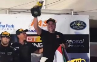 David Carballeda se impone en Barbados Gran Premio de Barbados. Foto: Captura.