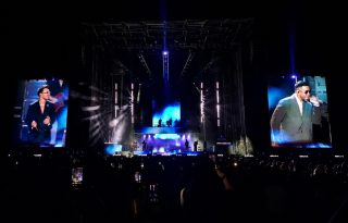 Prince Royce y Romeo Santos. Foto: Belys Toribio 