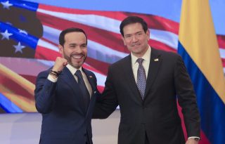 De la Espriella y Rubio en Barranquilla. Foto: EFE