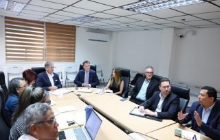Esta fue la primera reunión con la empresa. Foto: Cortesía.