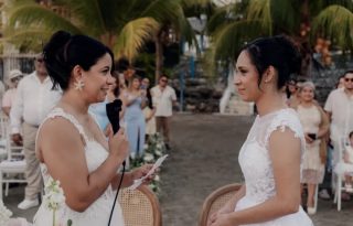 Michelle Domínguez y Yamy Rivas. Foto: César Ricciulli