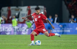 Andrés Andrade, defensa panameña. Foto: FPF