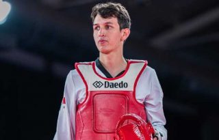 Ian Romero gana bronce en taekwondo en los Juegos Suramericano. Foto: COP