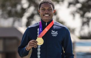 Chamar Chambers ganó medalla de oro en los Juegos Suramericanos. Foto: COP