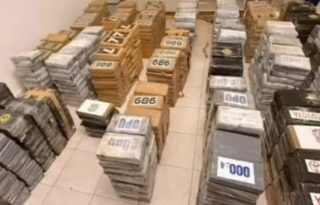 Droga encontrada en la vivienda. Foto: Diomedes Sánchez