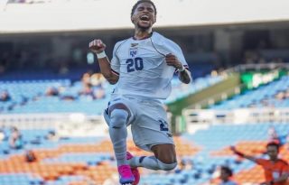 Giovany Herbert anotó el gol de Panamá ante Nueva Zelanda. Foto: LPF