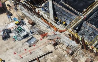 Trabajos del Cuarto Puente sobre el Canal de Panamá. Foto: Cortesía