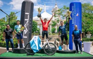 Fred Matute es el nuevo campeón del Tour de Panamá.Foto: Fepaci