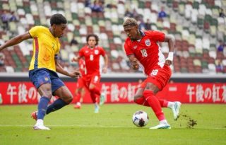 Josué 'Yayita' Vergara debutó con gol en la selección de Panamá. Foto: FPF