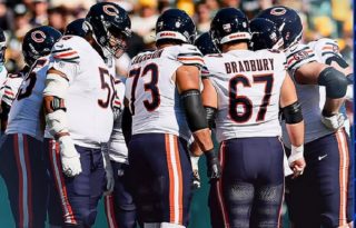 Jugadores de los Chicago Bears. Foto: EFE