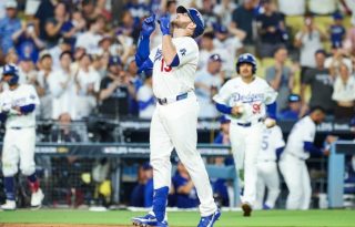 Max Muncy de los Dodgers. Foto: EFE