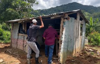 En el corregimiento de La Ermita, en el poblado de La Hipólita, las viviendas también se vieron afectadas.