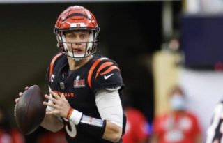 Joe Burrow de los Cincinnati Bengals.  Foto: EFE