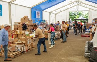 Se han trasladado más de 331 toneladas de agua potable. Foto: Cortesía