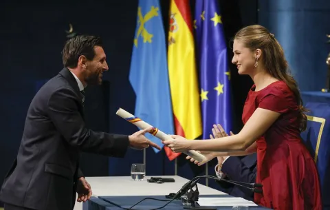 Messi recibe el Premio Princesa de Asturias de los Deportes y engrandece su legado