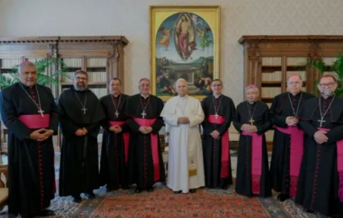 Papa León XIV recibe a obispos panameños en audiencia en el Vaticano