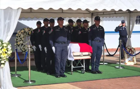 ¡Hasta siempre, héroe! Despiden con honores al sargento Franklin Fuentes en Herrera