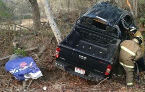 Accidentes de tránsito dejan un muerto y un herido en Los Santos