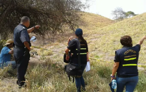 Hallan osamenta humana en El Naranjito