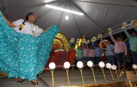 Resonaron los tambores en la Feria de Tonosí
