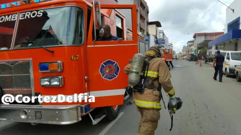 Bomberos de Colón con simulacro de incendio por falta de coordinación