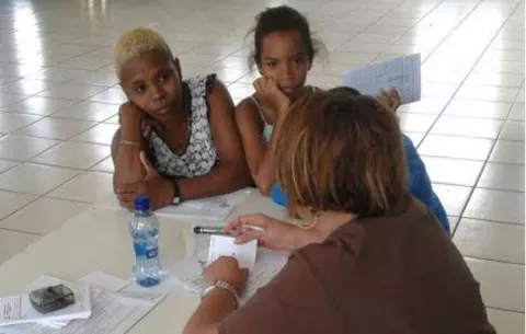 Gira médica en multifamiliares de Nueva Providencia, en Colón