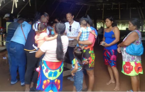 Salud preventiva llega a grupos indígenas en Gamboa