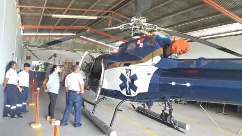 Veraguas, pionera en servicio de ambulancia aérea