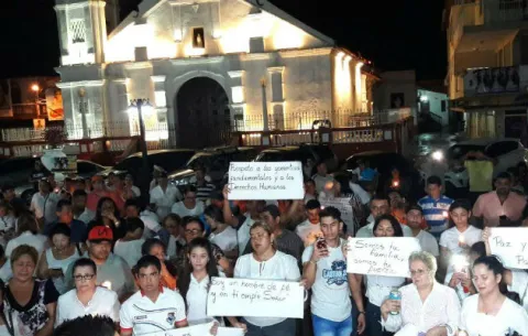 Misa y vigilia en Las Tablas, exigiendo justicia para el mayor Cedeño