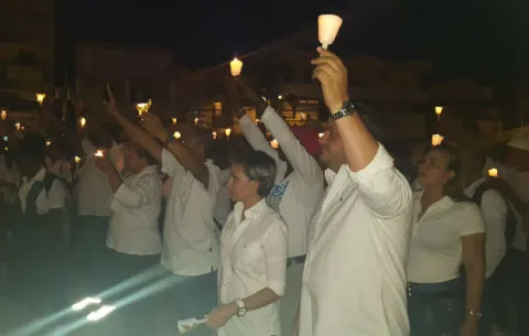 Oran en Colón por la paz después de hechos violentos