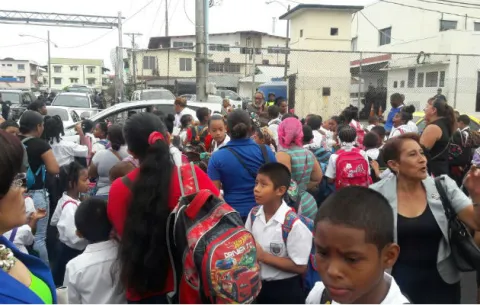 Imposible dar clases en escuela República de Bolivia en Colón