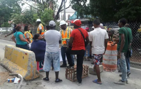 Sector informal se siente afectado por trabajos en Colón