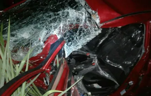 Cuatro lesionados tras colisión en circunvalación en Las Tablas