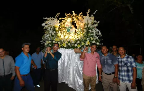 Culminan fiestas religiosas en Santa Ana de Los Santos