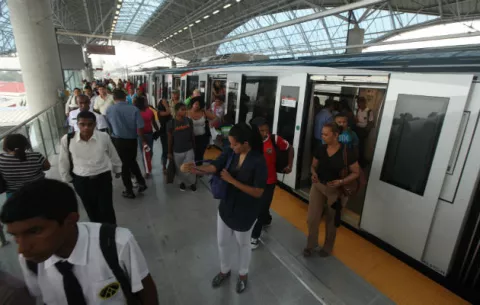 Frecuencia de trenes en el Metro será moderada hoy