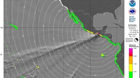 Donderis descarta alerta de tsunami para Panamá tras sismo en México